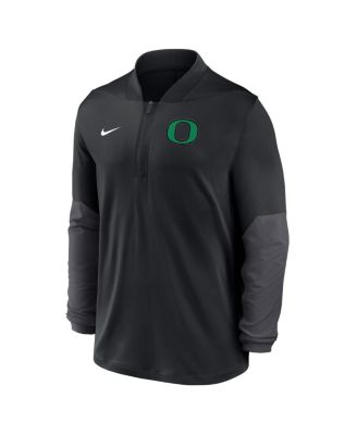 Men's Black Oregon Ducks One Goal Performance Half-Zip Pullover Hoodie