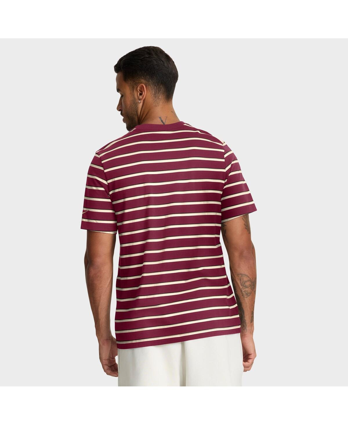 Nike Florida State Athletic Prep Legacy Summit Stripe  Men's College T-shirt In Burgundy