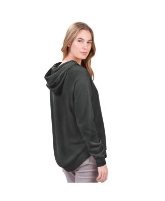 G-Ill 4Her by Carl Banks Women's&nbsp; Charcoal San Francisco Giants Jordan Angel Raglan Fleece Pullover Hoodie