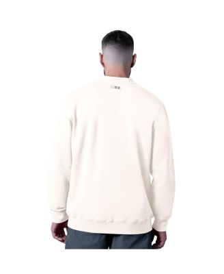 Men's White Baltimore Ravens Whiteout Tri-Blend Sweatshirt