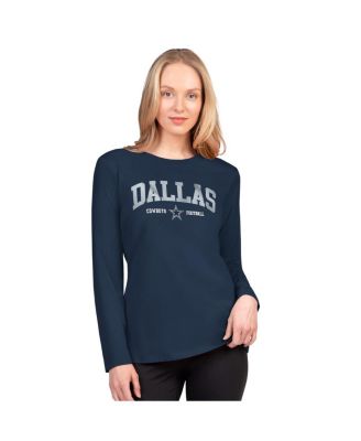 G-III 4Her by Carl Banks - Women's Navy Dallas Cowboys Best Play Long Sleeve T-Shirt