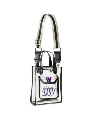 Washington Huskies Clear Stadium Coin Pouch with Crossbody Purse