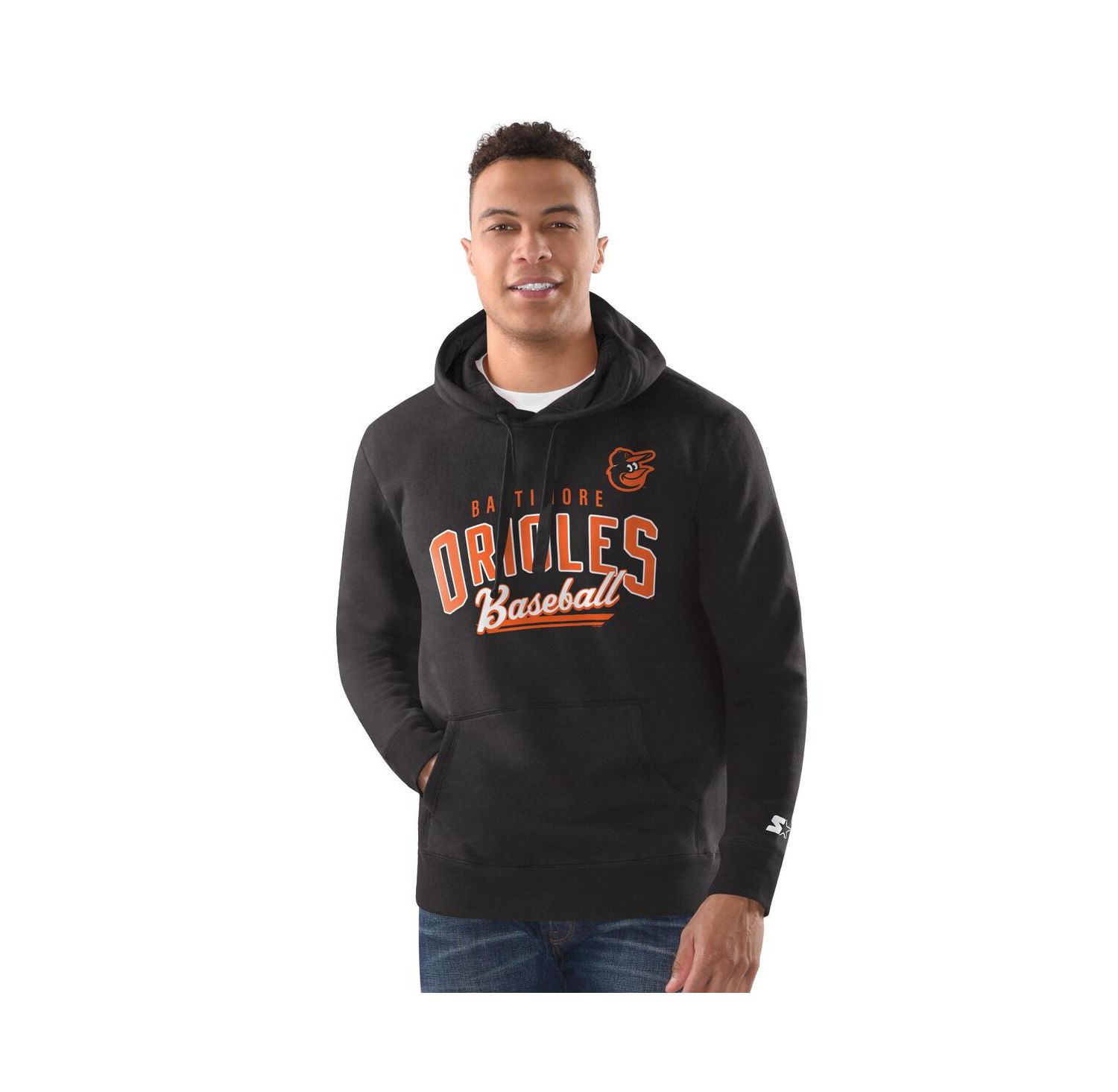Men's Black Baltimore Orioles Classic Pullover Hoodie