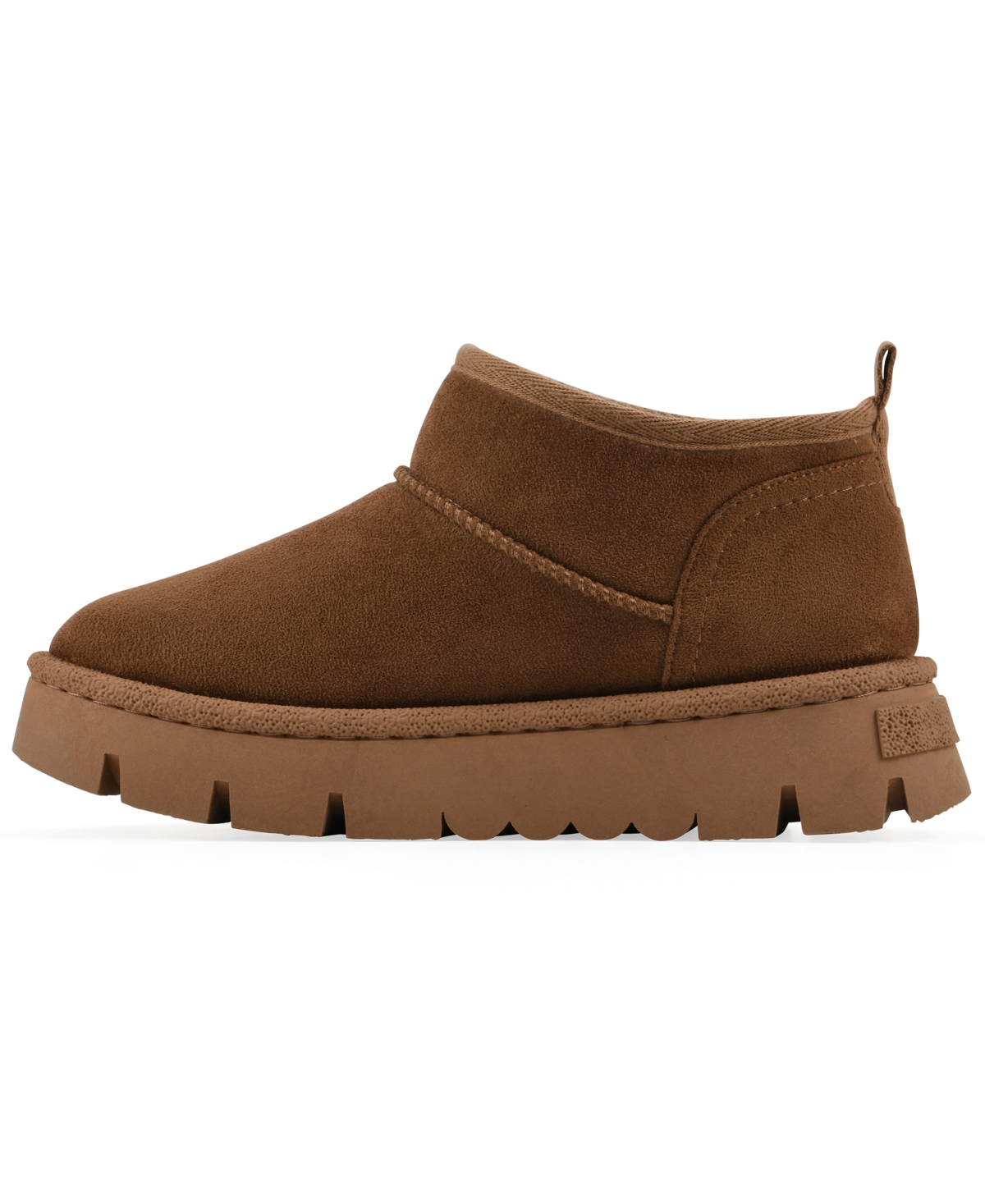 White Mountain Women's Toree Faux Fur Booties In Brown