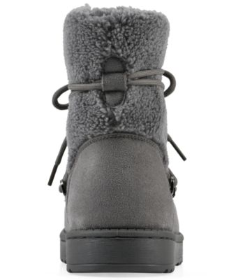 Women's Isador Faux Sherpa Lace-up Boots