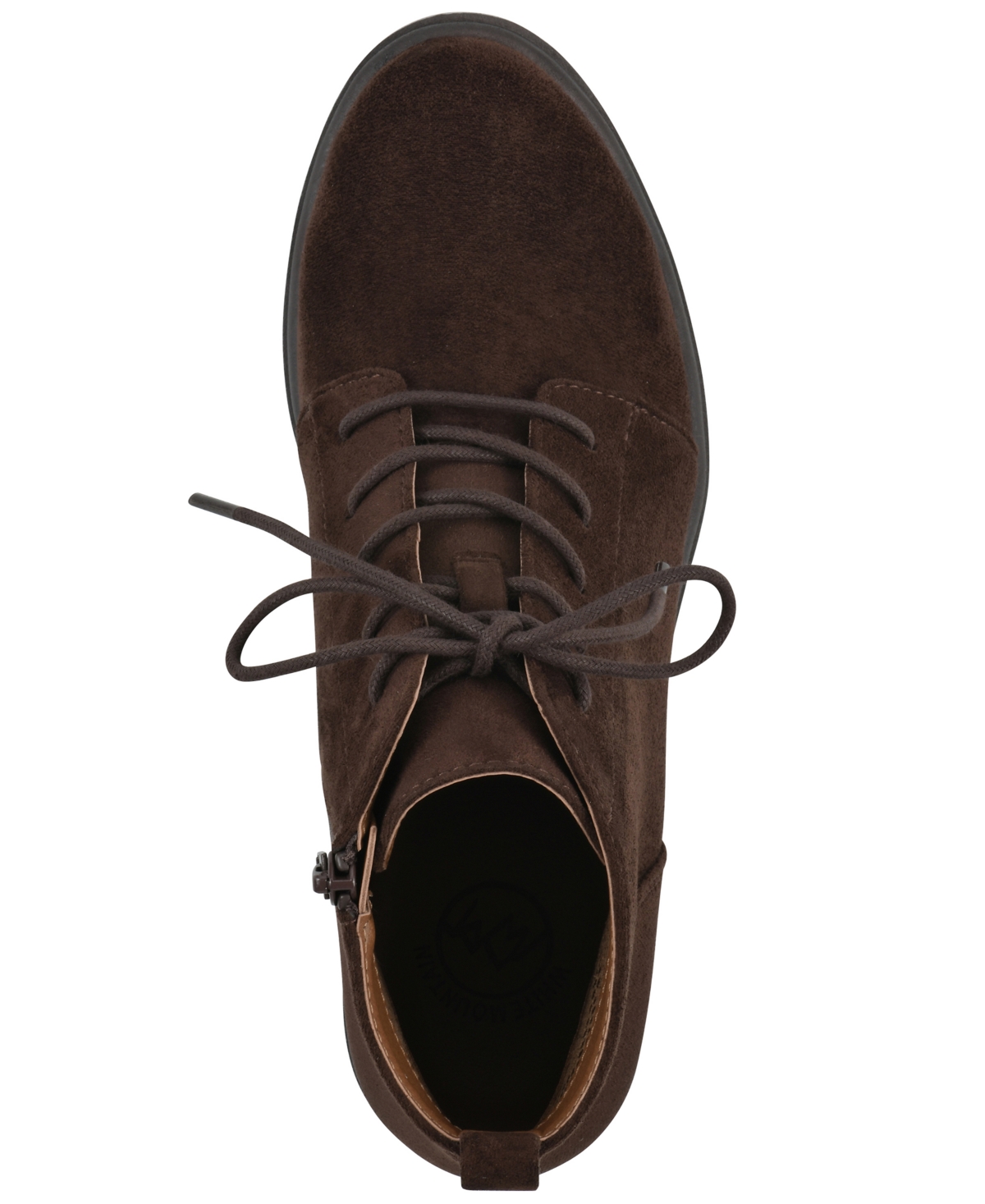 White Mountain Women's Tariq Lug Sole Lace-up Booties In Brown