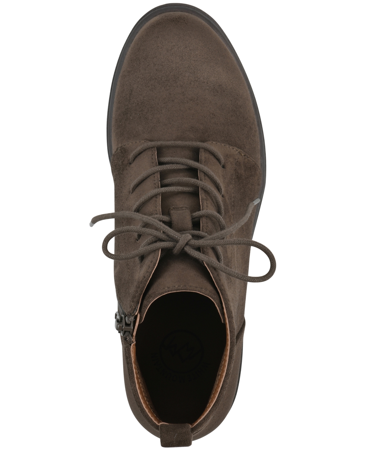 White Mountain Women's Tariq Lug Sole Lace-up Booties In Green