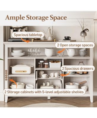 Exquisite Rattan Accent Cabinet with Ample Storage Stylish Boho Design and Wide Usage