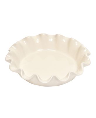 Ceramic 10.4" Ruffled Pie Dish