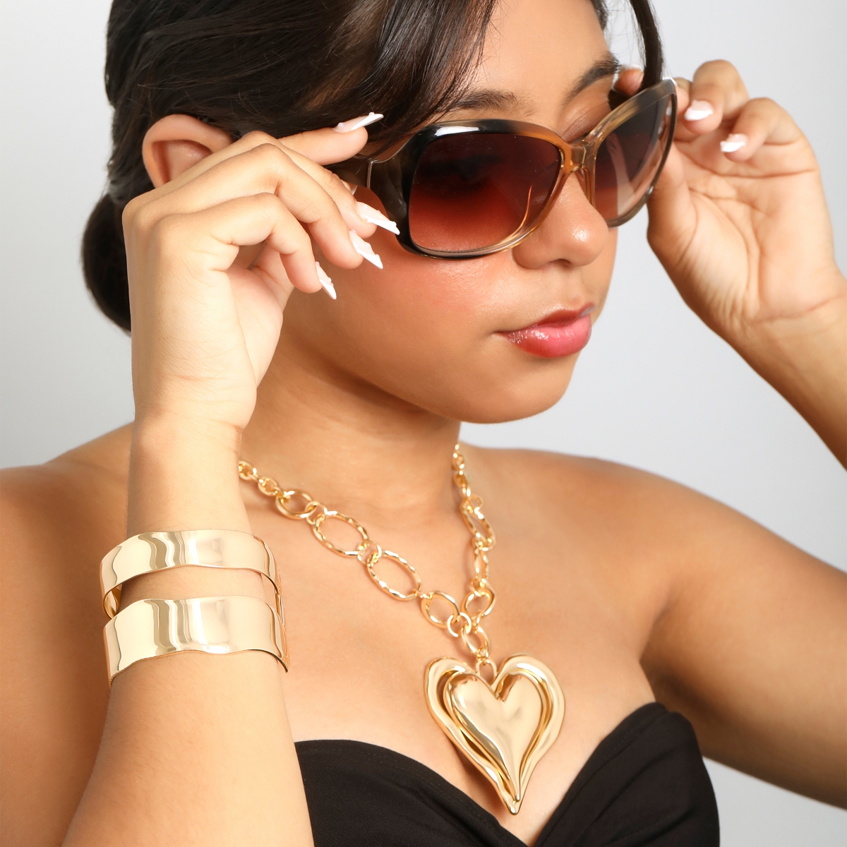 BCBGeneration Double Band Cuff Bracelet