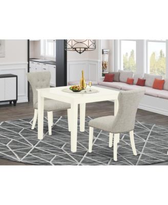 Dining Room Set Linen White