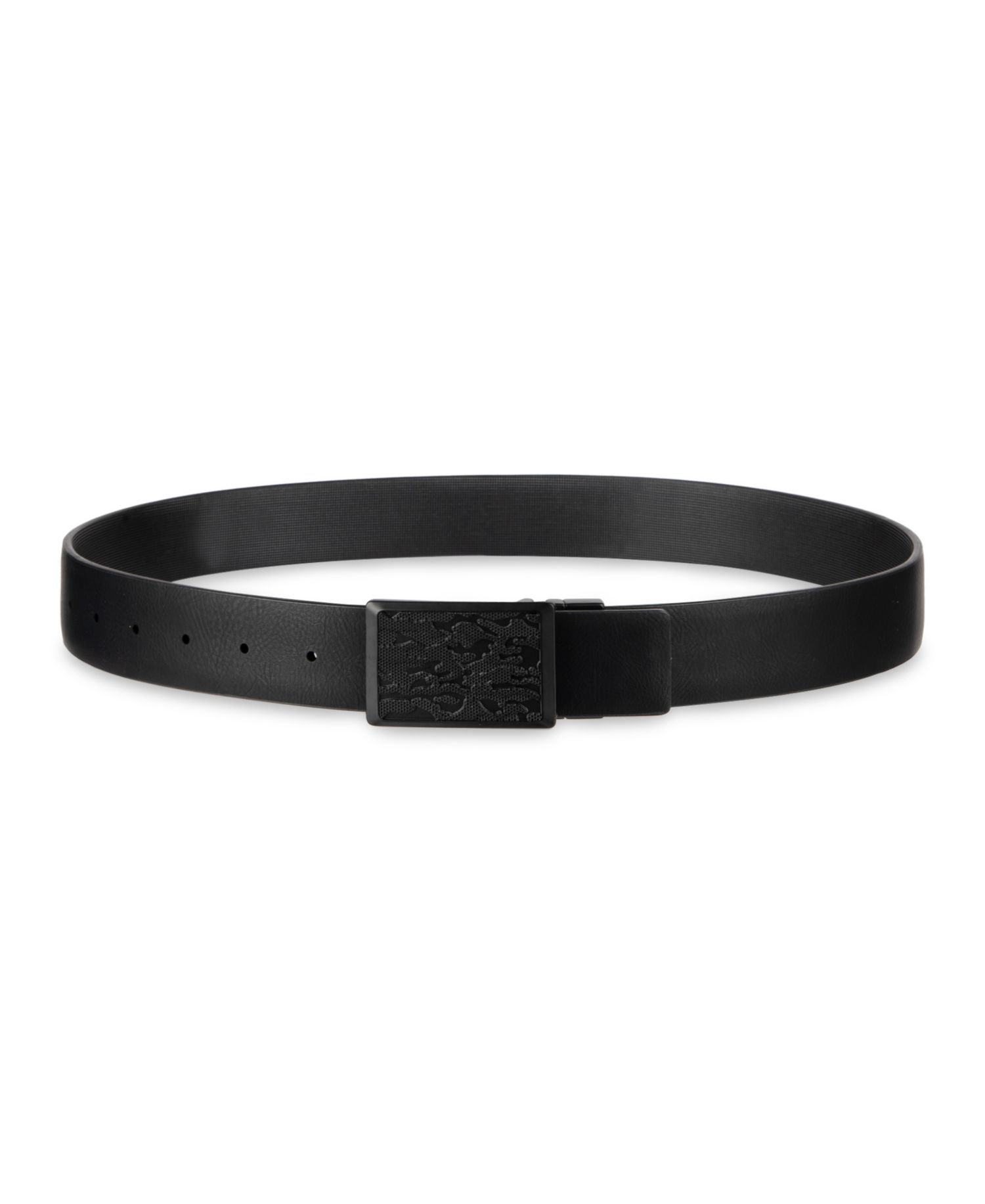 Men's Reversible Compression Plaque Buckle Belt