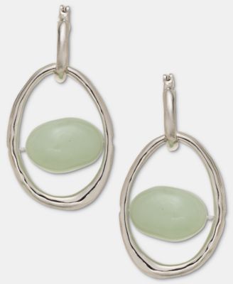 Orbital Stone Charm Hoop Earrings, Macy's Exclusive