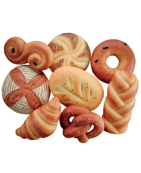 Детские игрушки Yellow Door Sensory Play Stones Breads of The World - Set of 8, цвет: Разноцветный