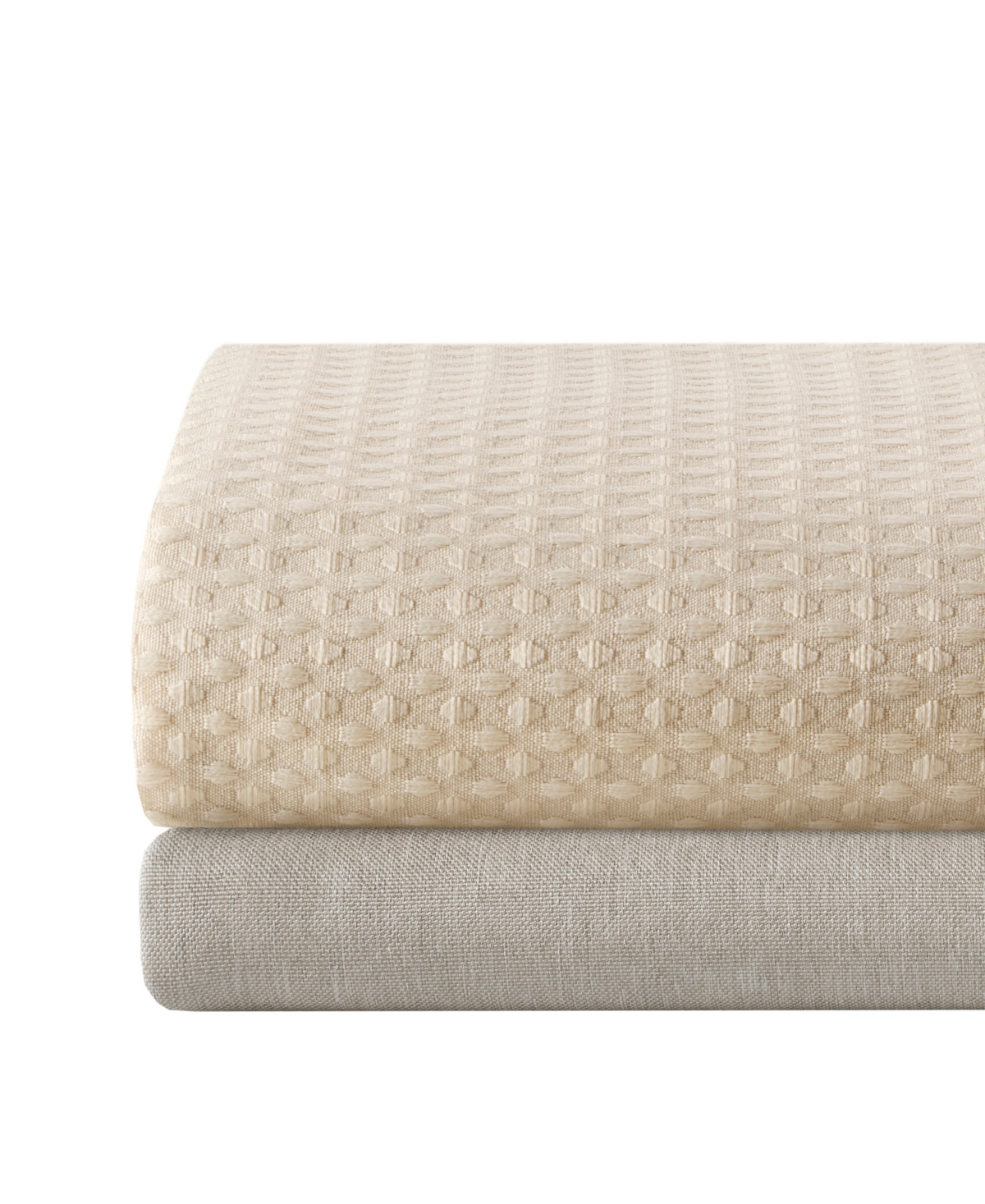 Madison Park Arbor Waffle Shower Curtain, 72" X 72" In Neutral