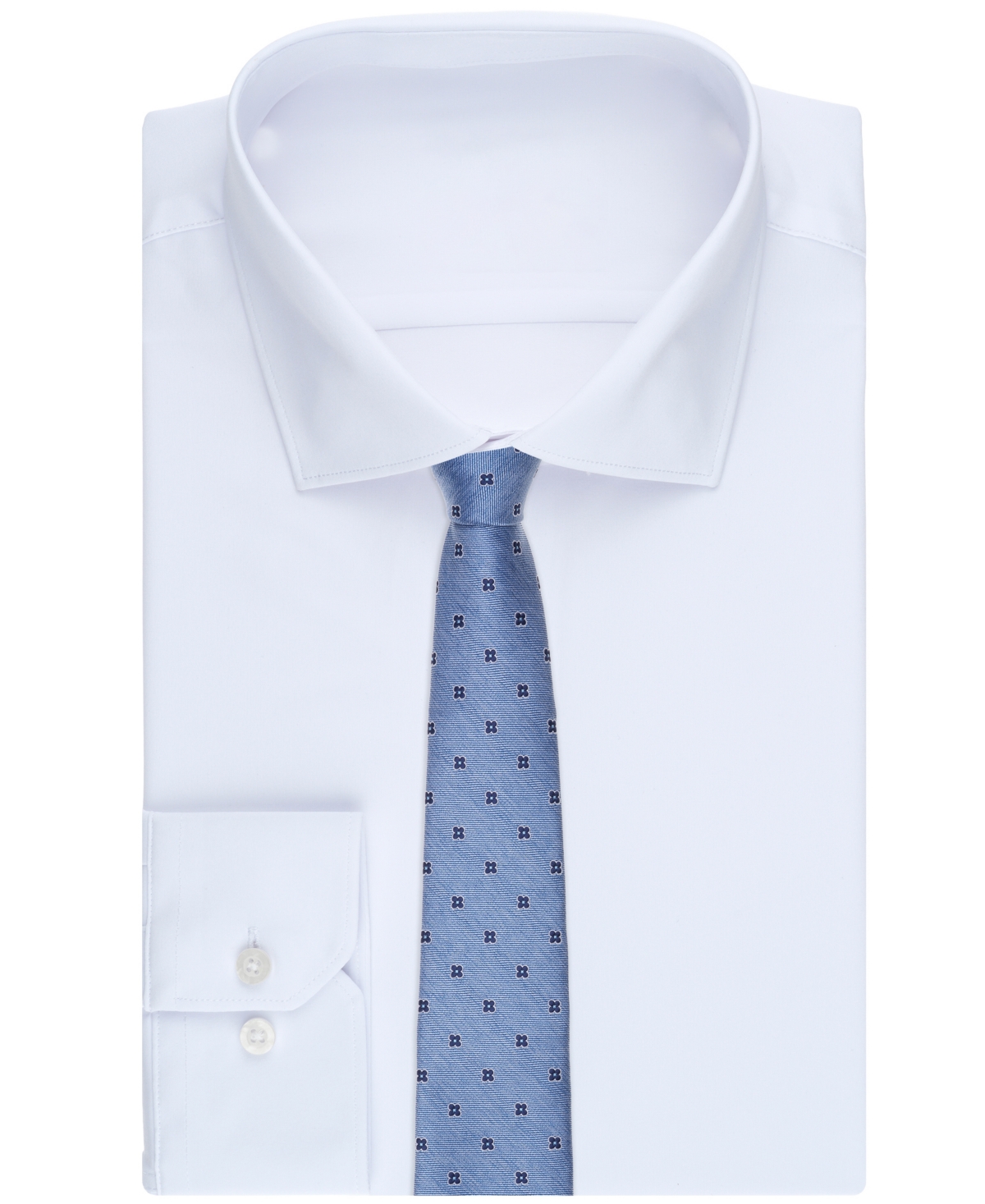 Club Room Men's Saddlebrook Neat Tie, Macy's Exclusive In Blue