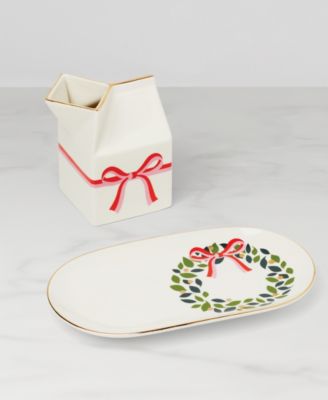 Kate Spade Be Jolly Milk Cookie Plate