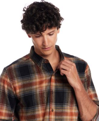 Men's Button Front Flannel Shirt