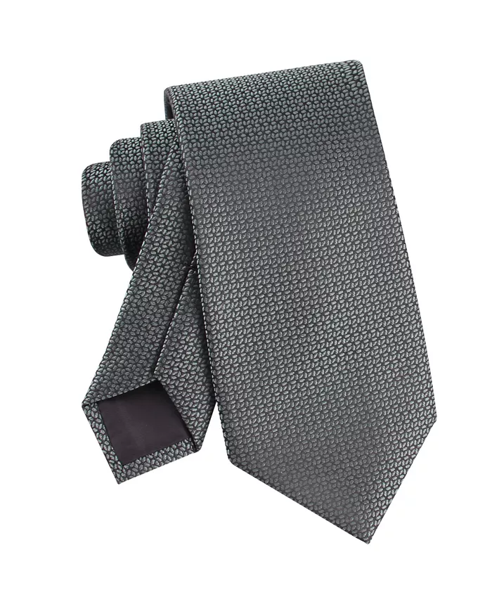 Men's Lily Micro Geometric Tie - thumbnail 3