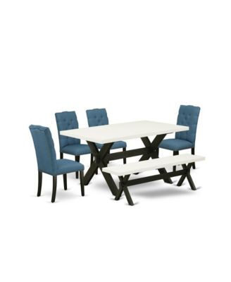 6-Piece Wood Gorgeous Dinette Set