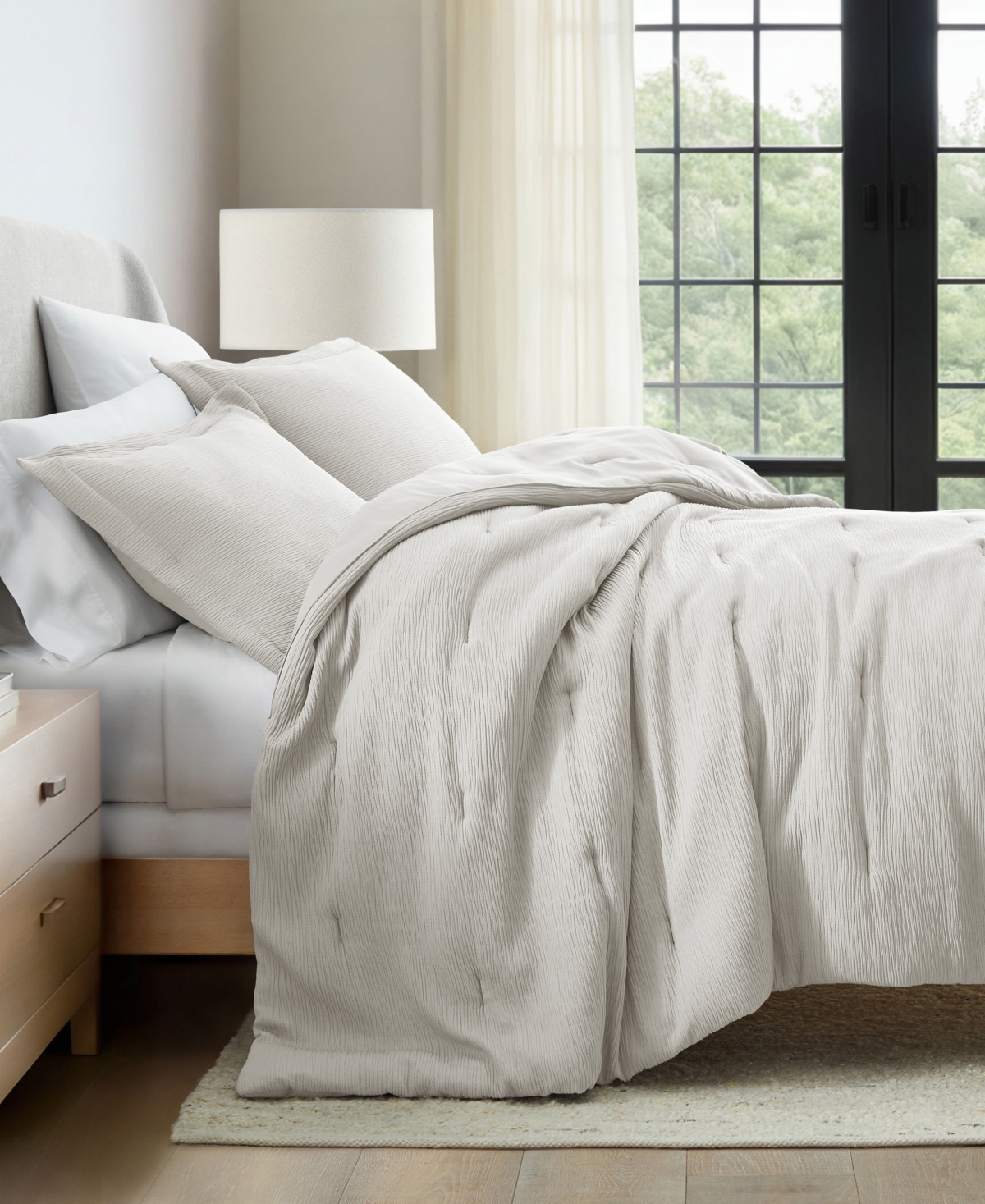 Ienjoy Home Cloud Weave Gauze 3-pc. Comforter Set, King/ California King In Sand