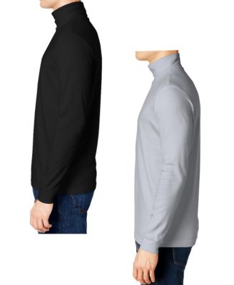Men's 2-Pack Long Sleeve Turtle Neck T-Shirt