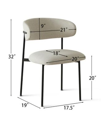 3-Piece durable MDF 35" Round Dining Table Set with 2 Stylish Chairs Cozy Dining set