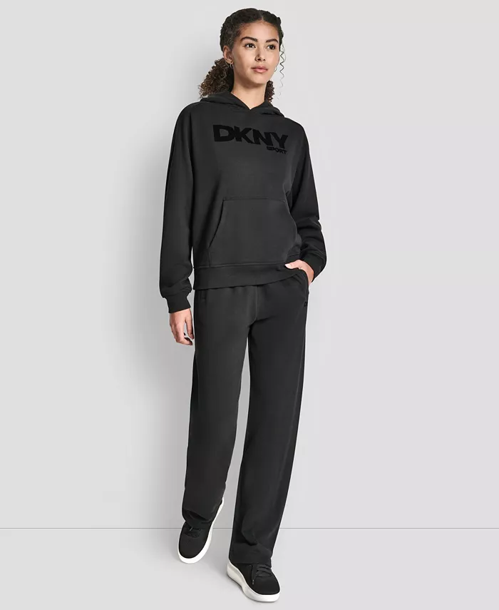 Women's Flock Logo Kanga Pocket Pull-On Hoodie - thumbnail 3
