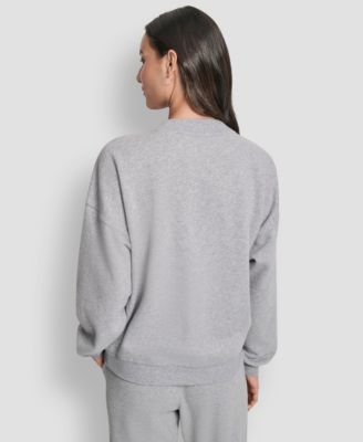 Women's Exploded Rhinestone Varsity Logo Sweatshirt