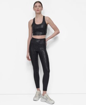 Women's Printed Long Racerback Sports Top