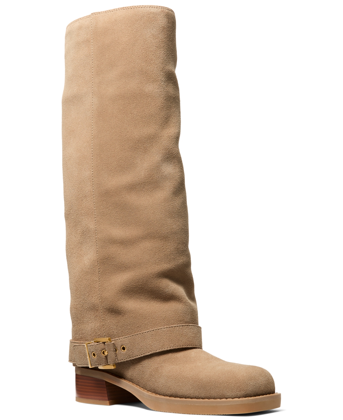 Michael Kors Michael  Women's Colby Square Toe Tall Boots In Animal Print