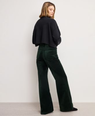 Women's Velvet Good Waist High Rise Palazzo Jeans, Regular & Plus Size