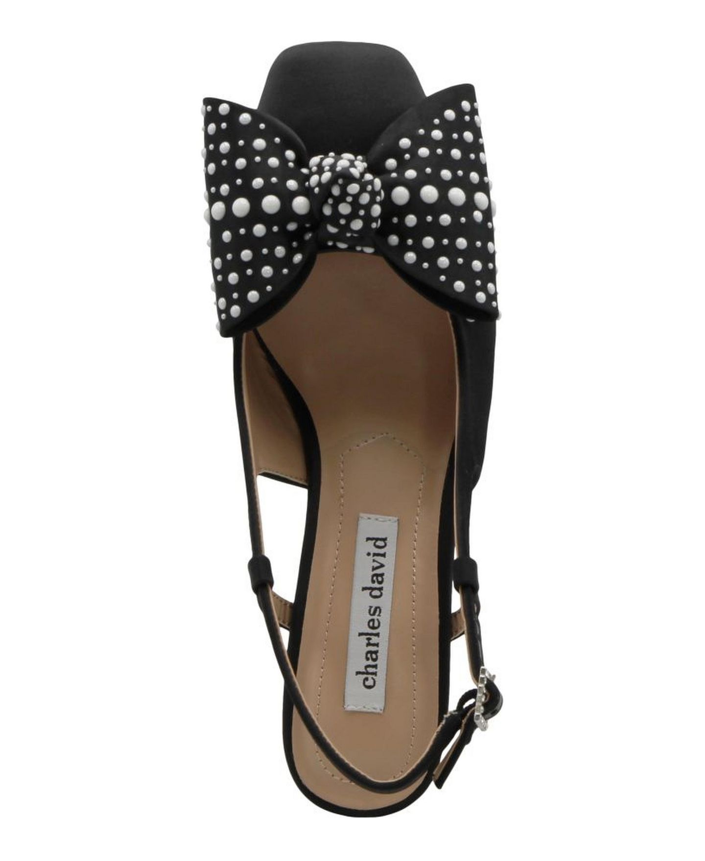Женские туфли Charles David Jackie Slingback Low Heel Dress Shoe, цвет: Чёрный — фото 2