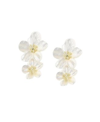 Maxi Floral Drop Earrings