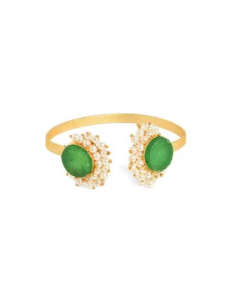 Women's Cluster Stone Cuff Bracelet