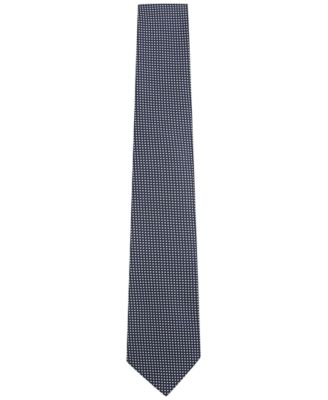 Men's Classic Pin Grid Pattern Tie