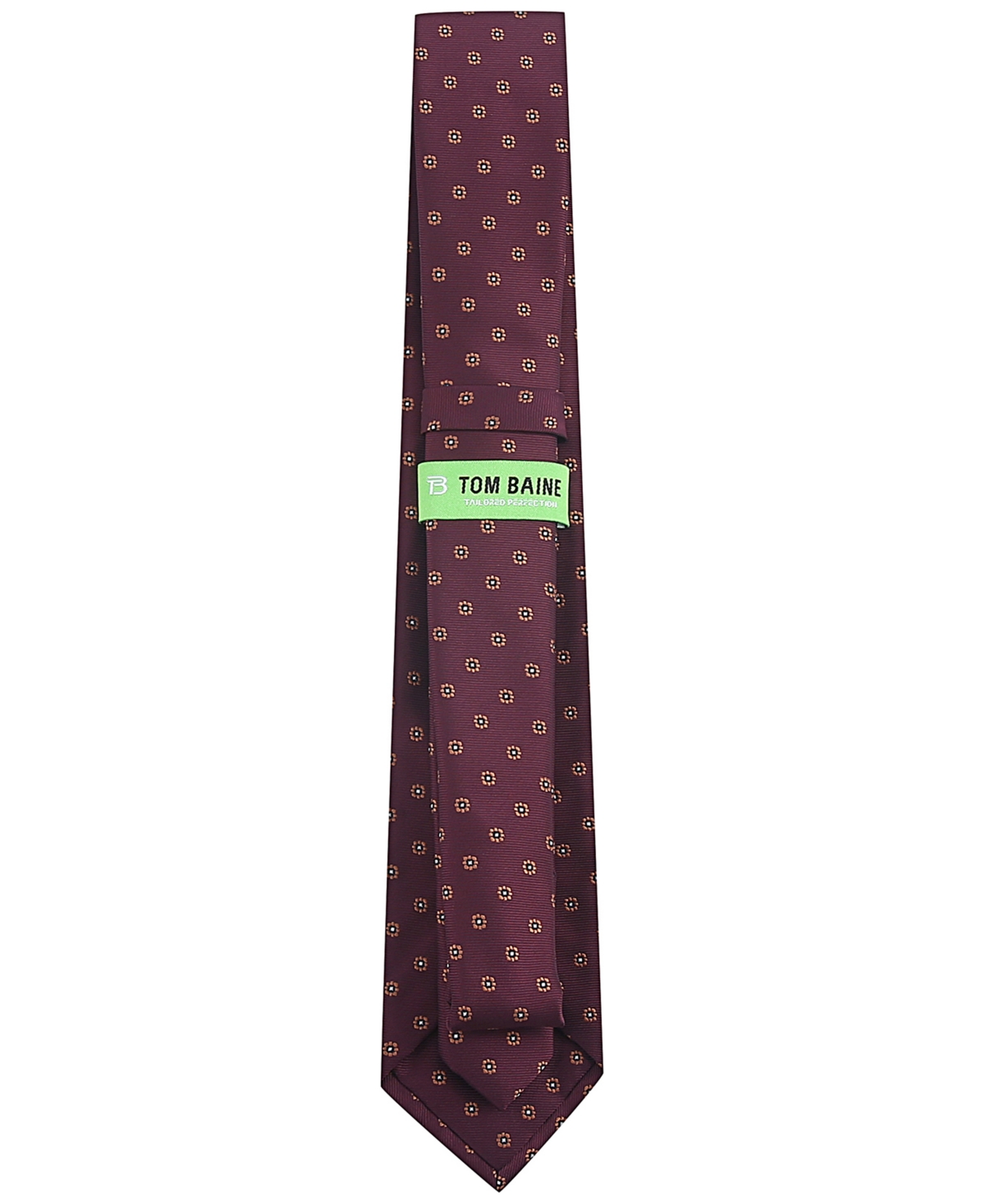 Tom Baine Men's Pin Dot Classic Tie In Purple