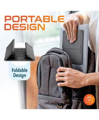 F75 Portable Foldable Bluetooth Keyboard with Sensitive Touchpad (DKBF75)