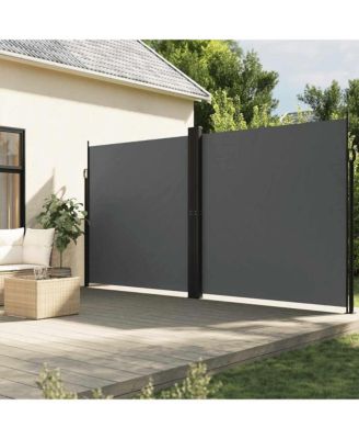 Retractable Side Awning Anthracite