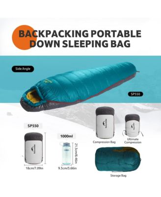 0 Degree Down Mummy Sleeping Bag for Adults,650FP Cold Weather Backpacking Sleeping Bag with RDS Down,29.3  Sleeping Bags for Camping