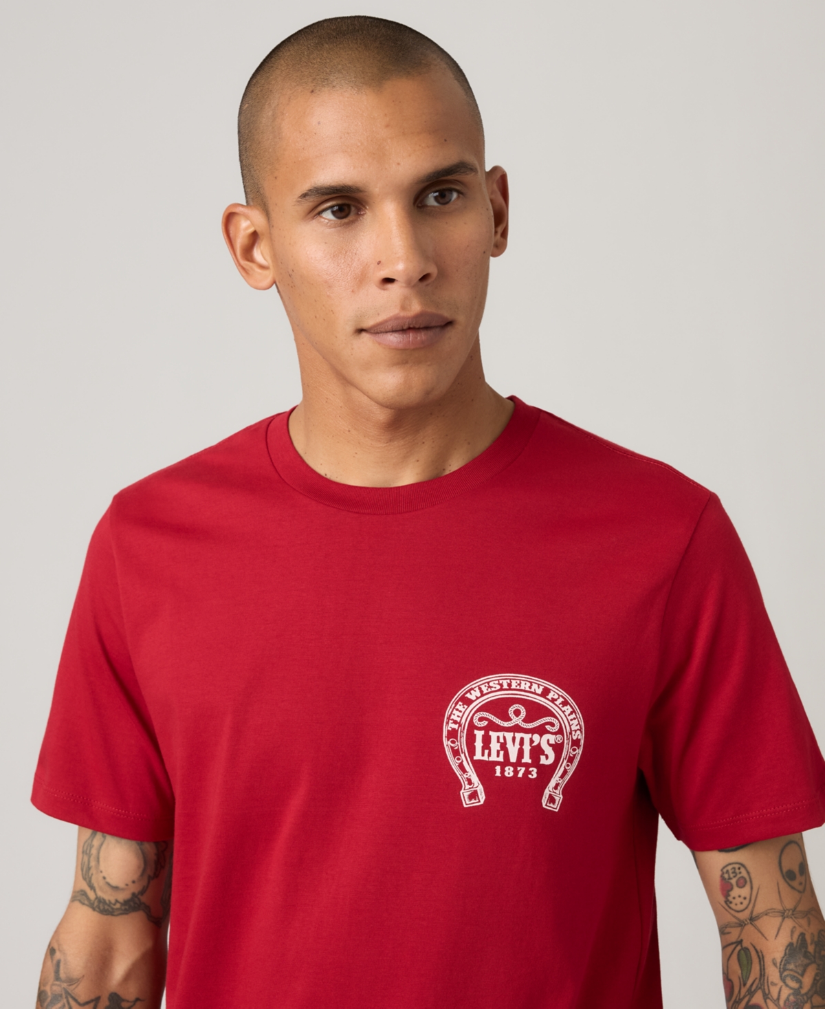 Levi's Men's Classic Short Sleeve Graphic Crewneck T-shirt In Black