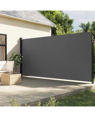 Retractable Side Awning Anthracite