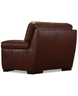Myars 47&amp;quot; Leather Chair, Created for Macy&#39;s