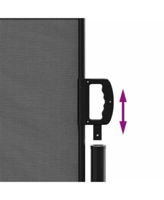 Retractable Side Awning Anthracite