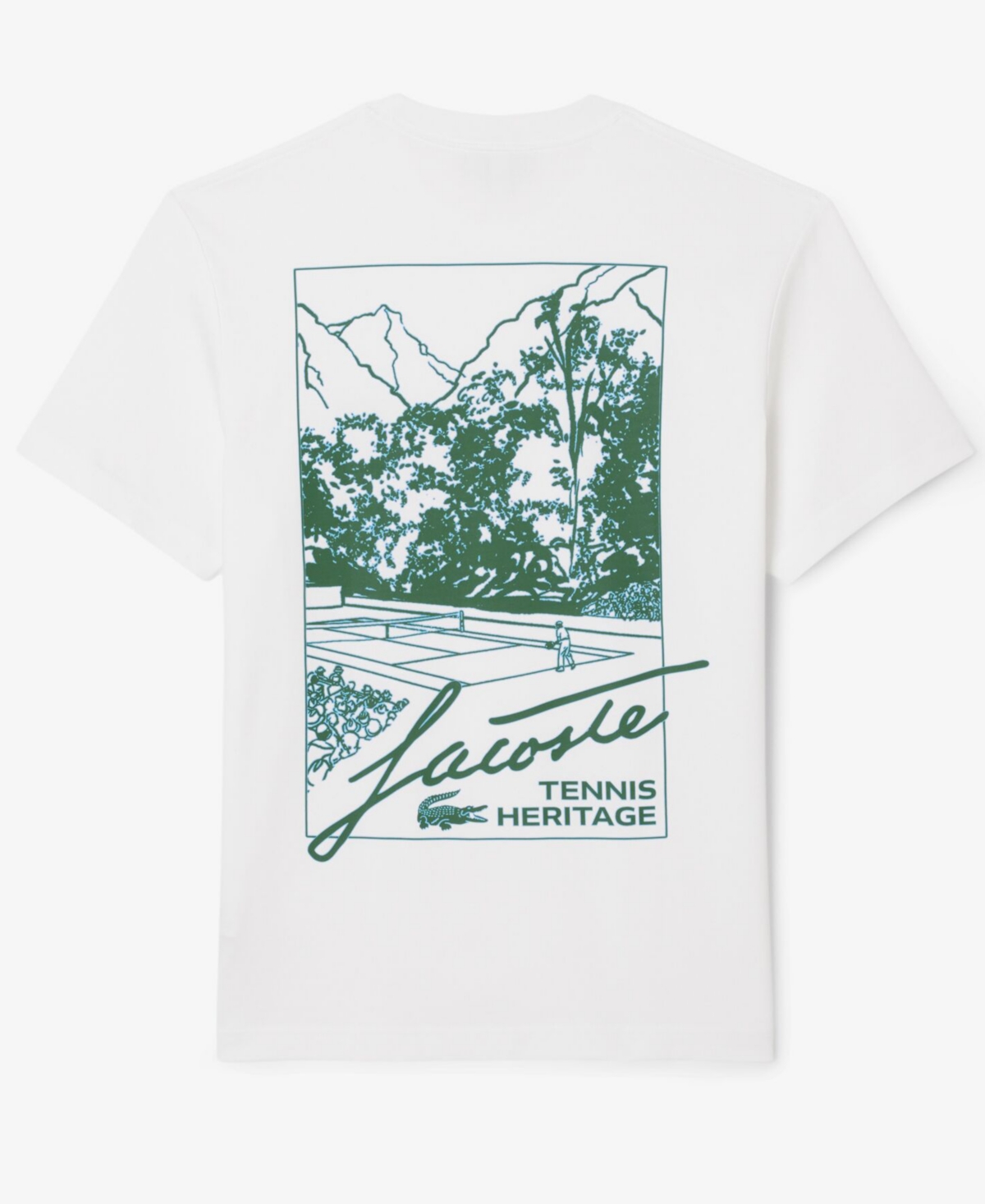 Lacoste Men's Printed Short Sleeve T-Shirt