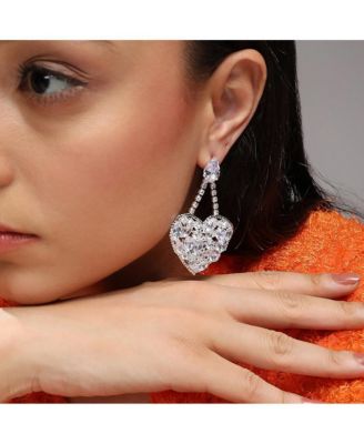 Women's Heart Drop Earrings