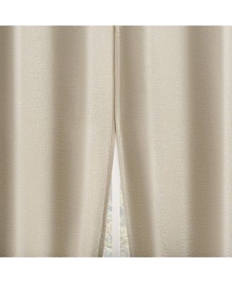Servana Abstract Magnetic Closure 100% Blackout Grommet Curtain Panel Pair