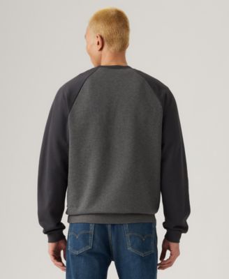 Levi'&reg; Men's Relaxed Fit Crewneck Long Sleeve Red Tab Logo Sweatshirt
