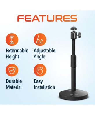 T301 Webcam Stand, Adjustable Height & 360&deg; Swivel (DCT301)