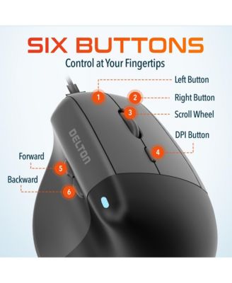 S38 Wired Ergonomic Mouse